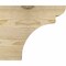 Ekena Millwork Yorktown Rough Sawn Rafter Tail, Douglas Fir, 4"W x 10"H x 12"L RFT04X10X12YOR00RDF - alternate 4